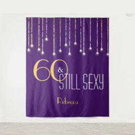 Tapete De Parede Pano de Fundo Roxo Dourado para Cabine de Fotos de