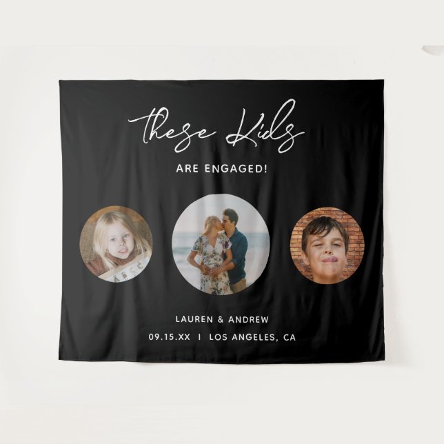 Tapete De Parede Panorâmica de Festa de noivado de Fotografias de C (Frente (Horizontal))