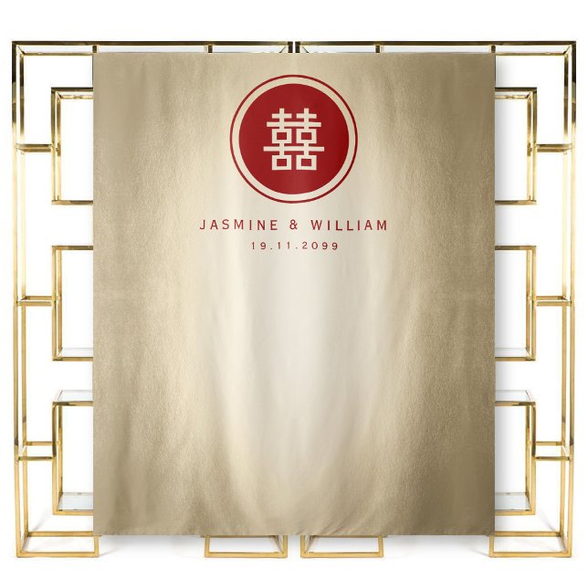 Tapete De Parede Panorâmica de Foto de Casamento Chinês de Dupla Fe (Criador carregado)