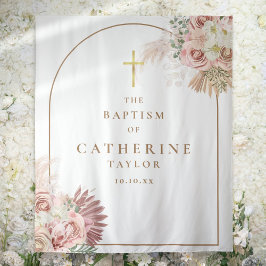 Tapete De Parede Panorâmica de Fotografia do Baptism com Pampas de 