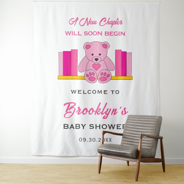 Tapete De Parede Panorâmica do Chá de fraldas de Storybook do Urso  (In Situ)