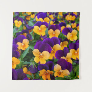 Tapete De Parede Pansy Bloom: Fechamento da Bela do Jardim.