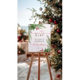 Tapete De Parede Papais noeis Chá de fraldas de Natal