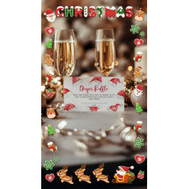 Tapete De Parede Papais noeis Chá de fraldas de Natal