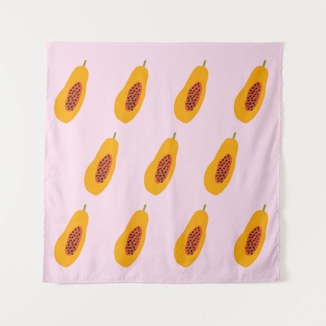Tapete De Parede Papaya Vintage Pattern (Frente)