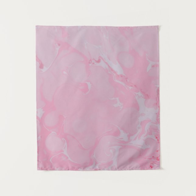 Tapete De Parede Papel de parede abstrato cor-de-rosa (Frente)