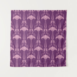 Tapete De Parede Papel de parede flexível - Design violeta rosa
