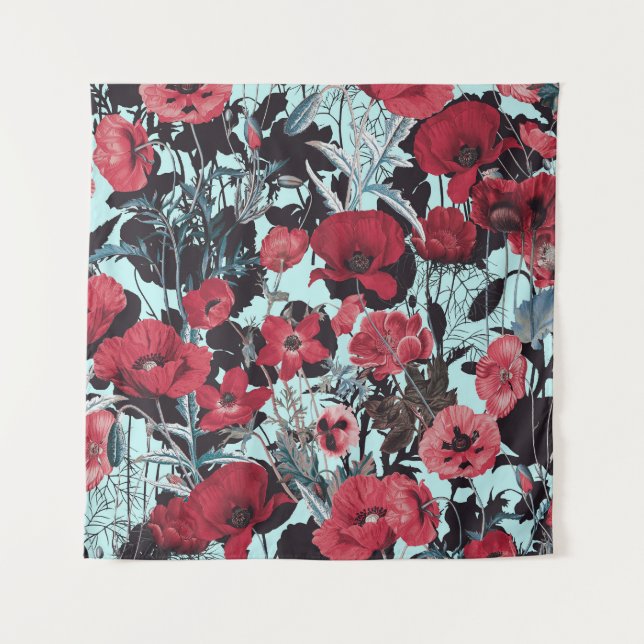 Tapete De Parede Papoila Floral (Frente)