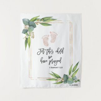 Tapete De Parede Para Esta Criança, Rezamos Bíblia Versa