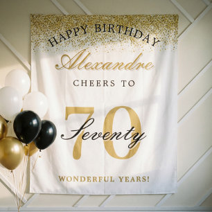 Tapete De Parede Parabéns! Brindemos aos 70 Anos de Celebração