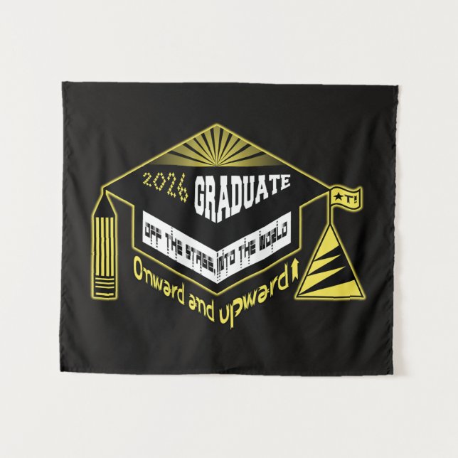 Tapete De Parede Parabéns, Graduado de 2026! (Frente (Horizontal))