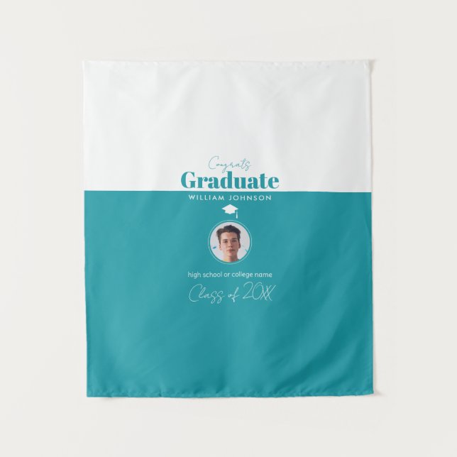 Tapete De Parede Parabéns Graduados da Turma de 2023 (Frente)