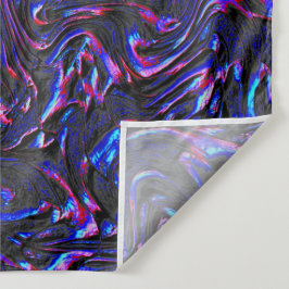 Tapete De Parede Parece azul e cor-de-rosa texturizado na parede