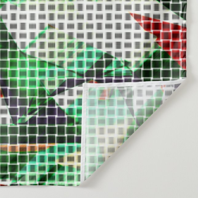 Tapete De Parede Parecia uma cesta de tecido sobre uma foto de gram (Detalhe)