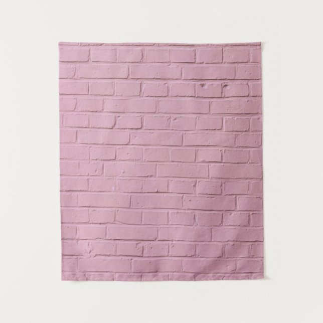 Tapete De Parede Parede de betão rosa (Frente)