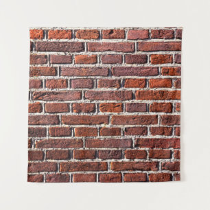 Tapete De Parede Parede de tijolo vermelho alvenaria de pedras de t