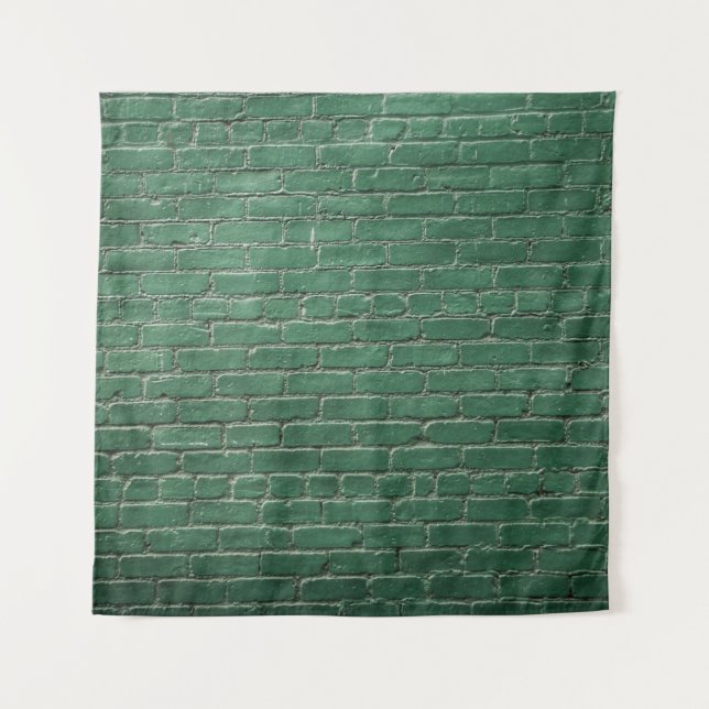 Tapete De Parede Parede pintada verde (Frente)
