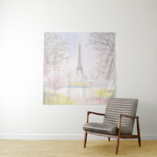Tapete De Parede Paris bonito nos Pastels