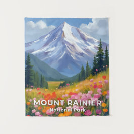 Tapete De Parede Parque Nacional Mount Rainier | Viagem por Washing