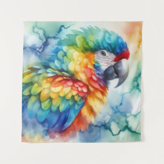 Tapete De Parede Parrot Watercolor