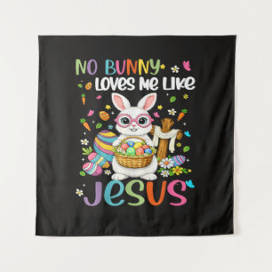 Tapete De Parede Páscoa Nenhum Coelho Me Ama Como Jesus Cristão