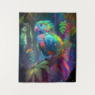 Tapete De Parede Pássaros Pássaros Retratos Pintando Arte Selvagem