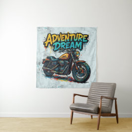 Tapete De Parede Passeio dos Sonhos de Aventura / Moto Chopper Vint