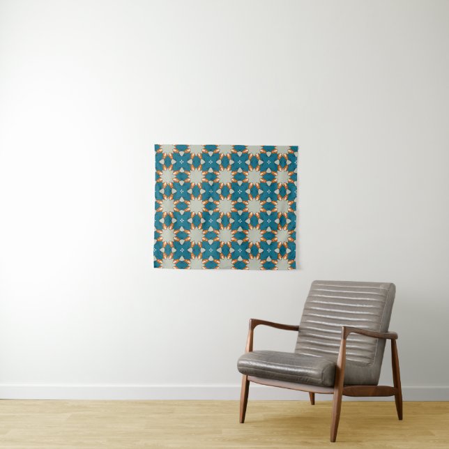 Tapete De Parede Pastel Geometric Pattern – Soft Abstract Color  (In Situ (Horizontal))