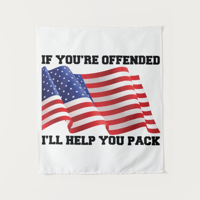 Tapete De Parede Patriota Americano (Frente)