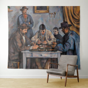 Tapete De Parede Paul Cezanne - Os Jogadores De Cartão
