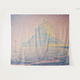 Tapete De Parede Paul Signac - Mont Saint Michel, Névoa e Sol