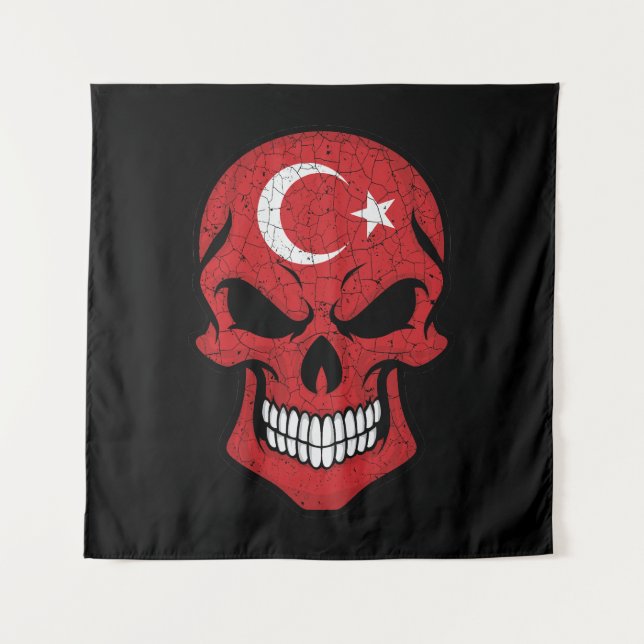 Tapete De Parede Pavilhão do Crânio da Turquia sorridente (Frente)