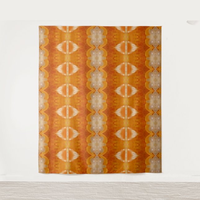 Tapete De Parede Peachy Ikat 3 (Frente)