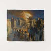 Peder Severin Kroyer - Fogueira de Eva Bonfire