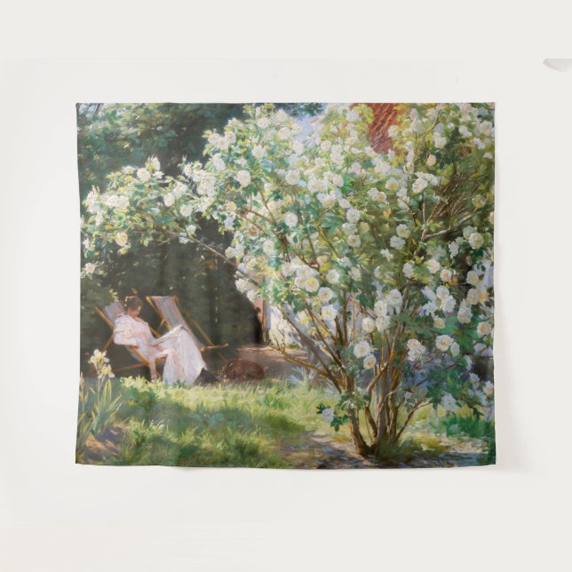 Tapete De Parede Peder Severin Kroyer - Rosas (Frente (Horizontal))