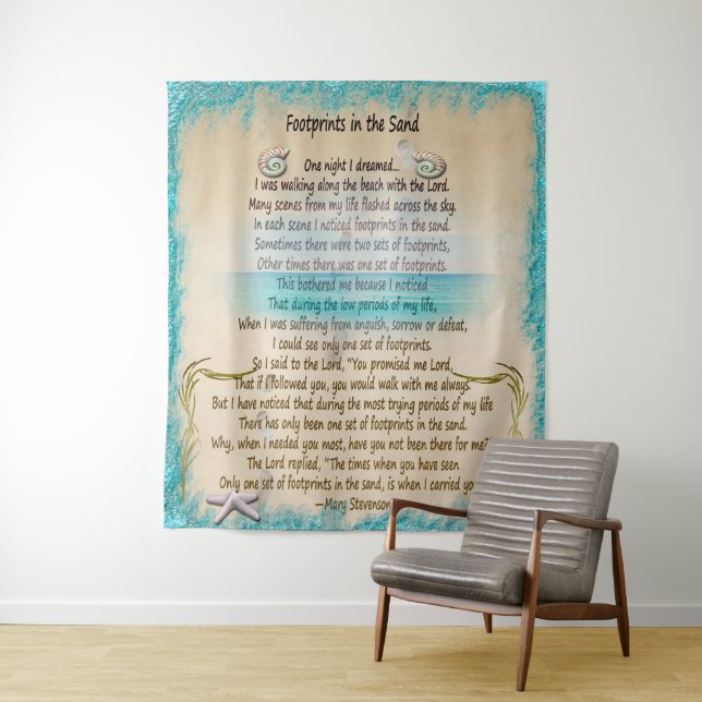 Tapete De Parede Pegadas na areia (In Situ)