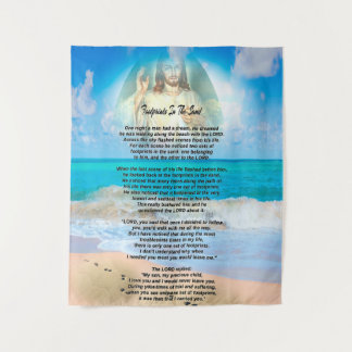 Tapete De Parede Pegadas Na Areia