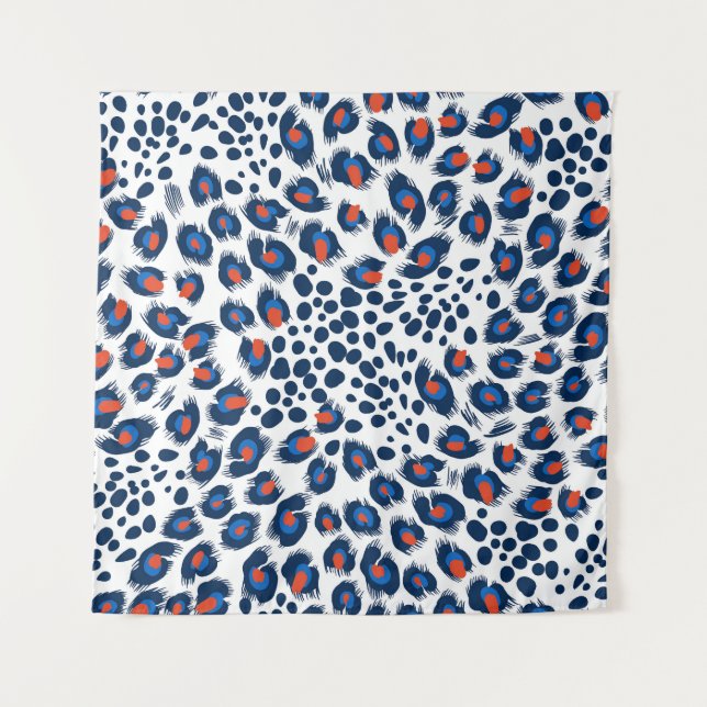 Tapete De Parede Pele-leopardo: padrão perfeito de colheita. (Frente)