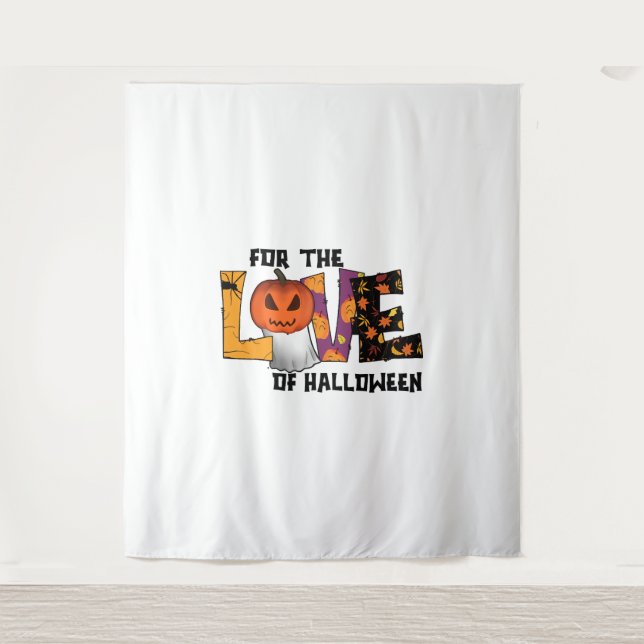 Tapete De Parede Pelo Amor do Halloween (Frente)