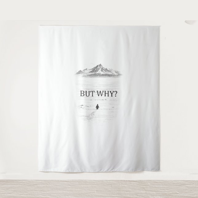 Tapete De Parede Penguin But Why Mountains  (Frente)