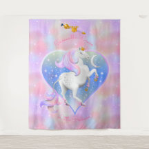 Pequena Princesa Personalizada Unicórnio Rosa