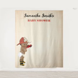 Tapete De Parede Pequeno Chá de fraldas de Bombeiros AA