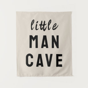 Tapete De Parede Pequeno Homem Caverna Menino Quarto Bege Berçário