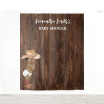 Pequeno Vaqueiro de Um Bebê Chá de fraldas Ocident