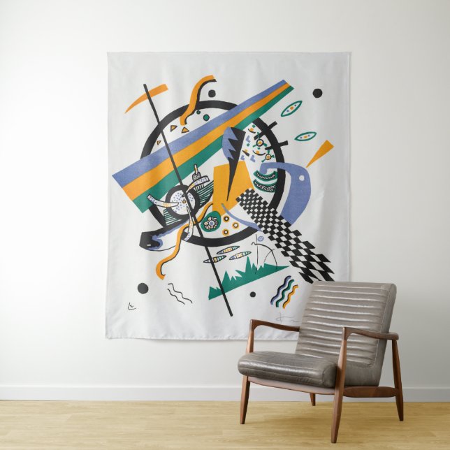 Tapete De Parede Pequenos mundos IV, Abstrato, Wassily Kandinsky (In Situ)