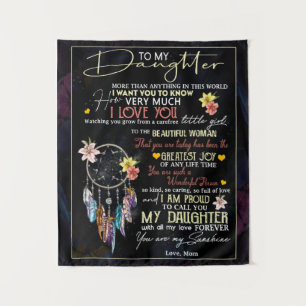 Tapete De Parede Personalizado para Minha Filha, Amor da Mamãe