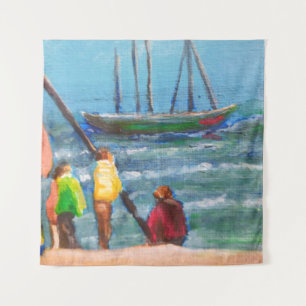 Tapete De Parede Pescadores artesanais