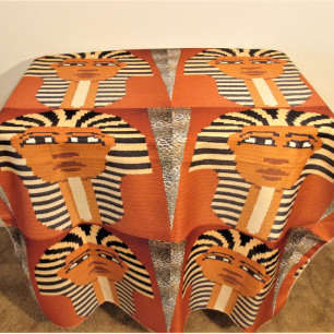 Tapete De Parede Pharaoh Kings Black Brown Artisan Crochet Impressã