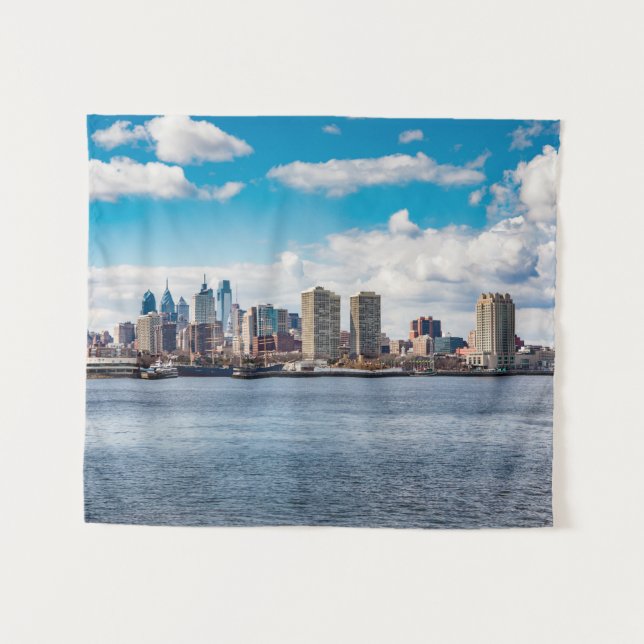 Tapete De Parede Philadelphia Skyline (Frente (Horizontal))