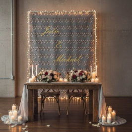 Tapete De Parede photobooth mariage gris